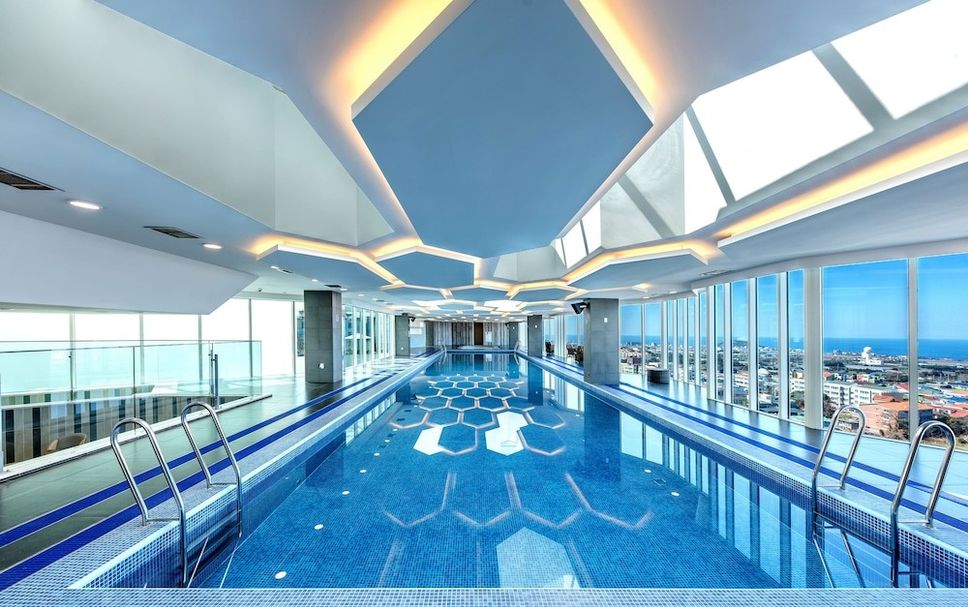 Hotel Sirius Jeju 十樓室內泳池真實實景