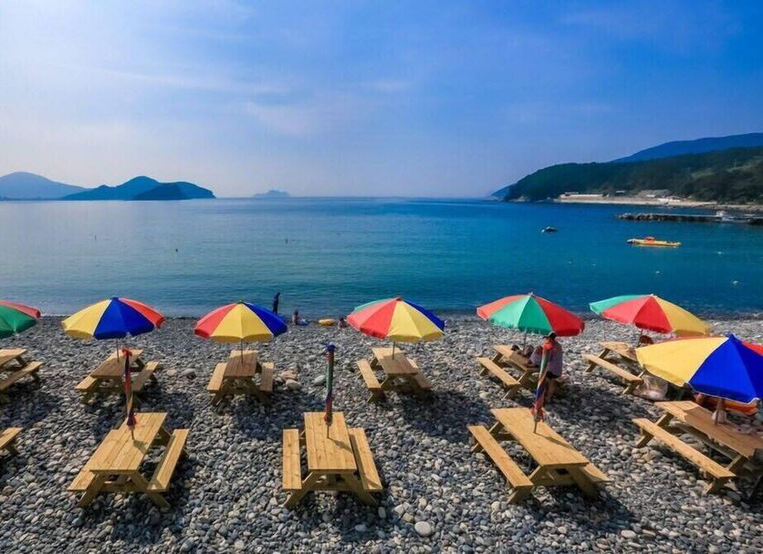 해변 사진